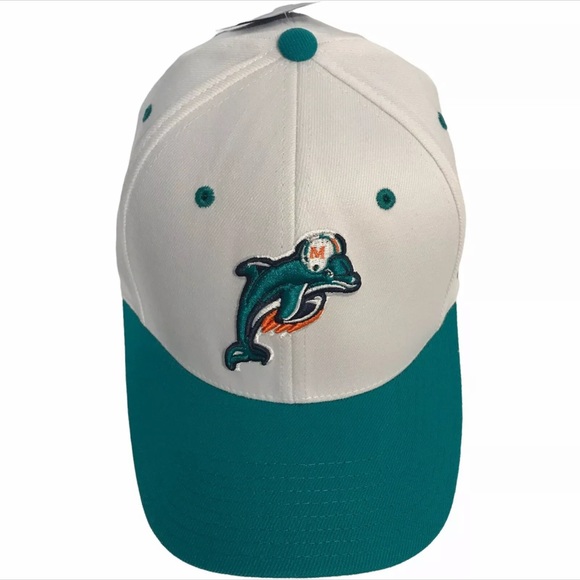 Miami Dolphins NFL Reebok On Field Throwback L/XL Flexfit Fitted Cap Hat… - Picture 1 of 6